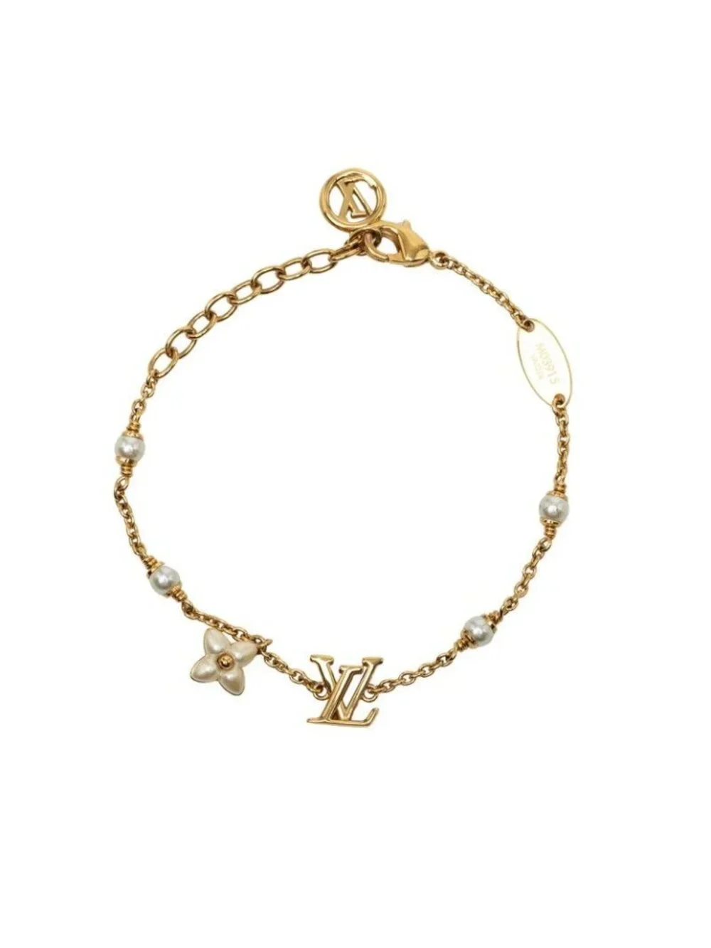 Louis Vuitton Bracelet LV Floragram XS Gold Plating